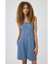 DENIM BARETOP MINI ワンピース