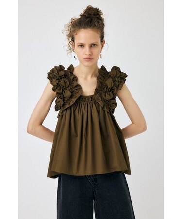 SHOULDER FRILLS トップス