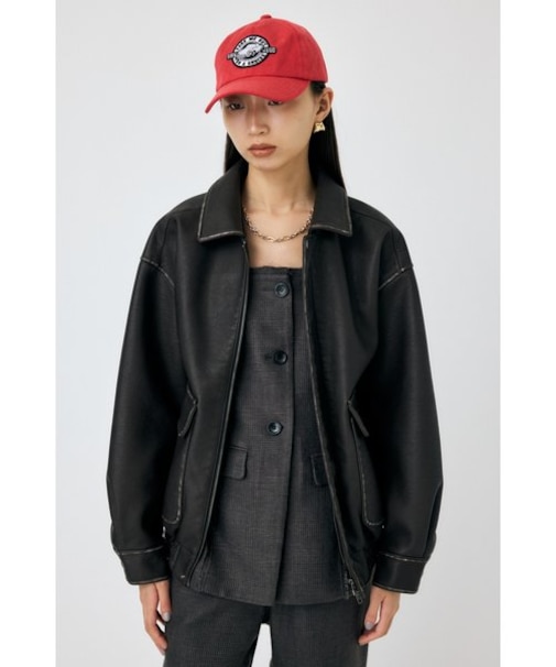 F／LEATHER A-2 フライトジャケット