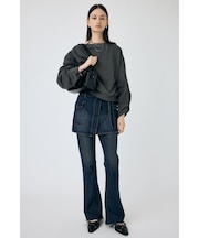 WRAP デニムミニスカート