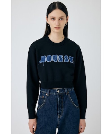 PATCH DENIM MOUSSY プルオーバー