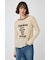 SHEER LOGO ロングスリーブTシャツ