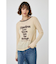 SHEER LOGO ロングスリーブTシャツ