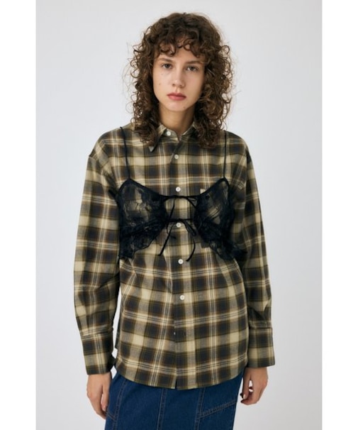 LACY BUSTIER レイヤードシャツ