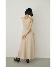 ノースリーブニットワンピース　オーガニックコットン使用