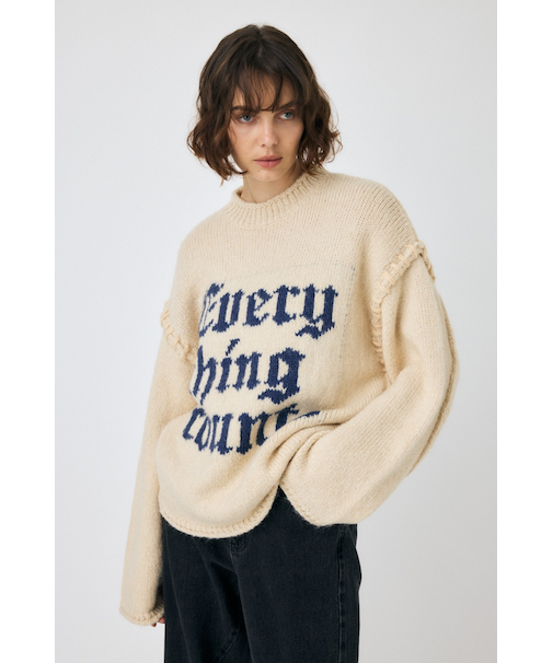 KNITTED WORDS セーター
