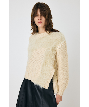 INTARSIA SLIT セーター