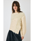 INTARSIA SLIT セーター