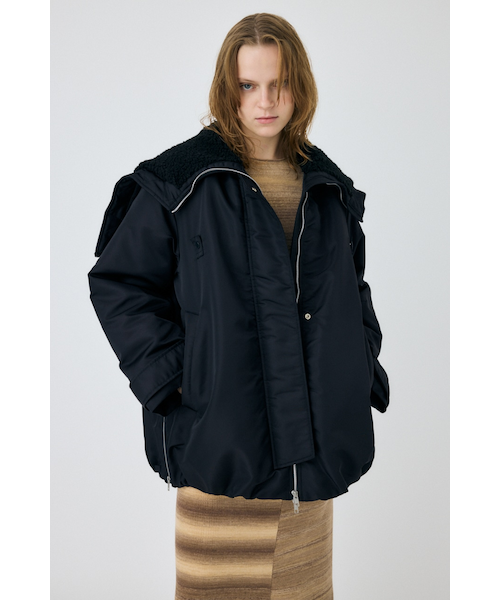 ALUL by moussyミリタリージャケットN2B moussy N2B flight jacket セージグリーン ミニタリー