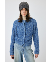 GLITTER SHAGGY ニットカーディガン