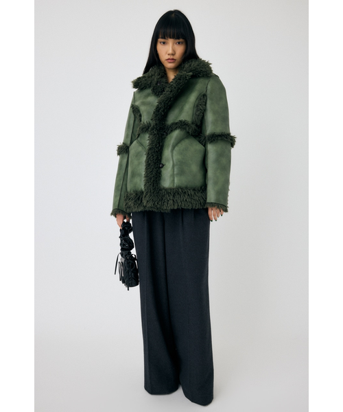 【MOUSSY】SHEARLING OVER ジャケット コート レザー MOUSSY】SHEARLING OVER ジャケット コート レザー 【公式通販】