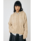 CABLE ZIP UP ニットフーディ