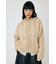 CABLE ZIP UP ニットフーディ