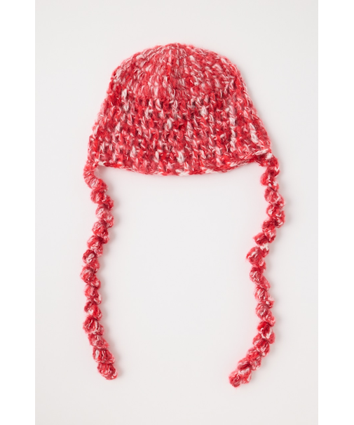 FLUFFY CROCHET HEAD キャップ