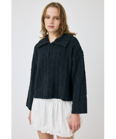 OPEN COLLAR ニット