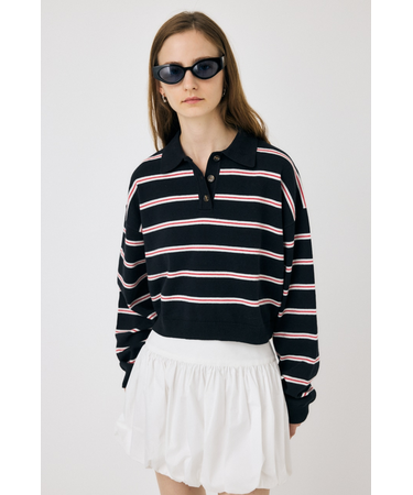 BOXY KNIT ポロ