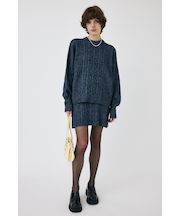 RIB CABLE ミニスカート