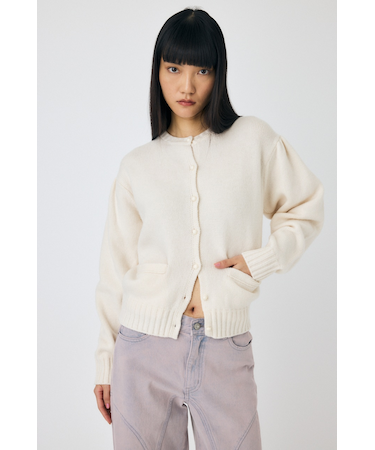 BUTTON UP ニットカーディガン