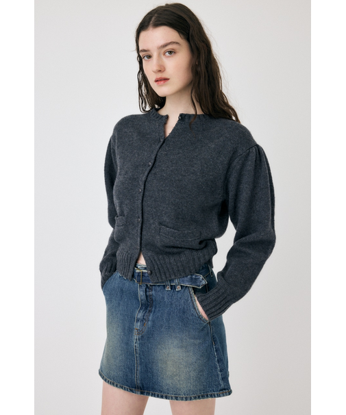 BUTTON UP ニットカーディガン