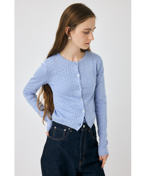 PICOT EYELET ニットアンサンブル