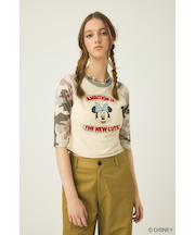 MD PATCHED ラグランTシャツ ／ MINNIE