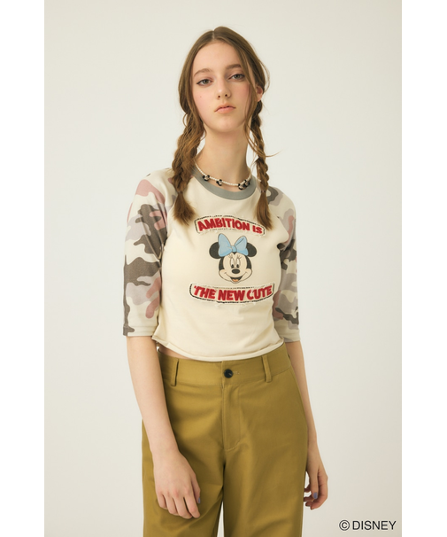MD PATCHED ラグランTシャツ ／ MINNIE