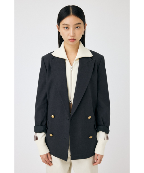 MOUSSY ジャケット DOUBLE BREASTED ブレザー DOUBLE BREASTED ブレザー｜マウジーの通販｜&mall（アンド