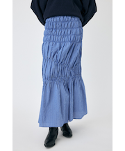 PLAID GATHER スカート