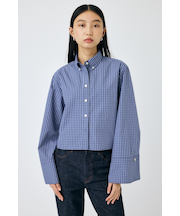 WIDE SLEEVE PLAID シャツ
