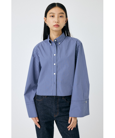 WIDE SLEEVE PLAID シャツ