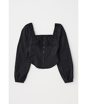 PUFF SLEEVE CORSET FIT ブラウス