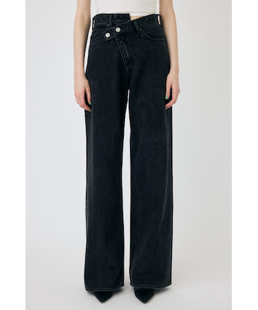 CROSS WAIST WIDE STRAIGHT