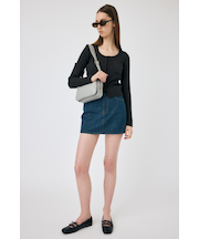 TINTED DENIM ミニスカート