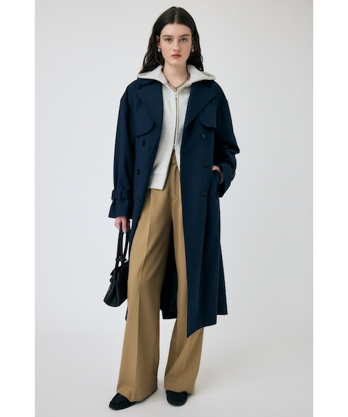 STAND COLLAR MIDDLE コート｜マウジーの通販｜&mall（アンドモール