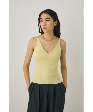 カップ付きニットキャミソール リサイクルポリエステル使用