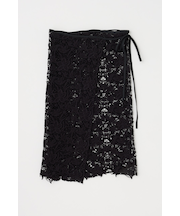 レースラップスカート　オーガニックコットン使用オリジナルレース