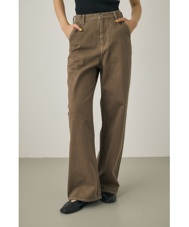 ルーズストレートデニムパンツ　オーガニックコットン使用