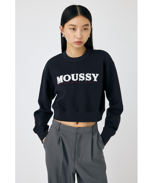 MOUSSY TWILL アップリケ プルオーバー