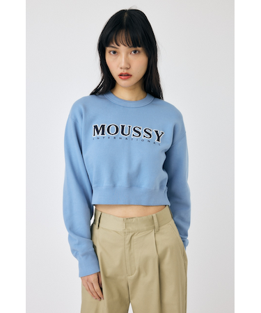 MOUSSY TWILL アップリケ プルオーバー