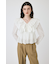 EYELET RUFFLE ブラウス