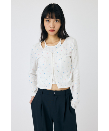 LAYERED 2WAY カーディガン