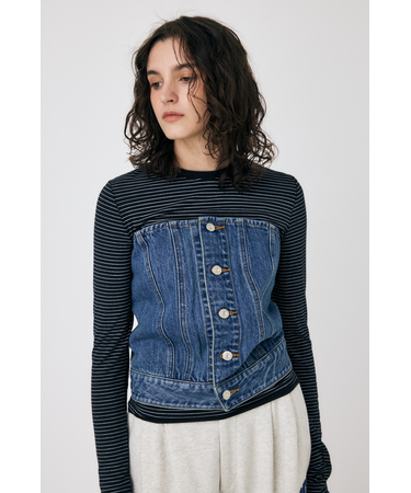 DENIM BARE ビスチェ