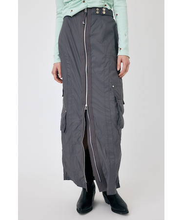 FRONT ZIP FUNCTION スカート