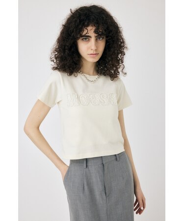 PATCH LACE MOUSSY TINY Tシャツ