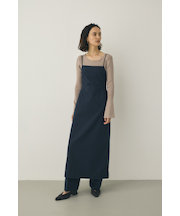 キャミワンピース　リサイクルポリエステル×レーヨン混