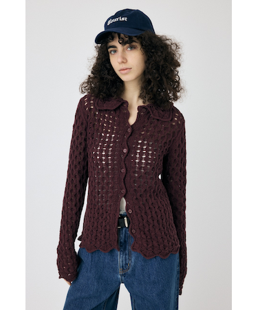 OPENWORK ニットシャツ