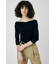 CROSS OFF SHOULDER ニットトップス
