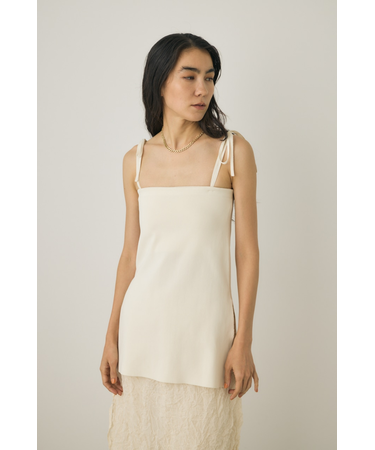 ニットキャミチュニック　リサイクルポリエステル使用