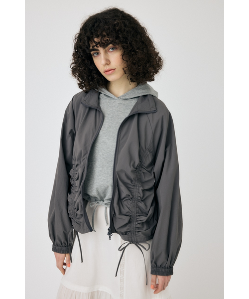 MOUSSY RIBBON GATHER NYLON ジャケット RIBBON GATHER NYLON ジャケット｜マウジーの通販｜&mall（アンド
