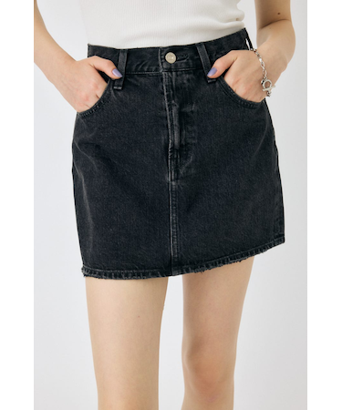 DENIM ミニスカート